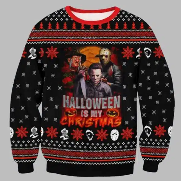 Michael Myers Halloween Horror Ugly Sweater 1