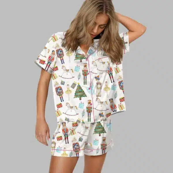 Nutcracker Pattern Pajama Set 1