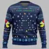 Pac Man Game Tree Christmas Ugly Christmas Sweater 1