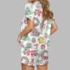 Preppy Christmas Satin Pajama Set 2