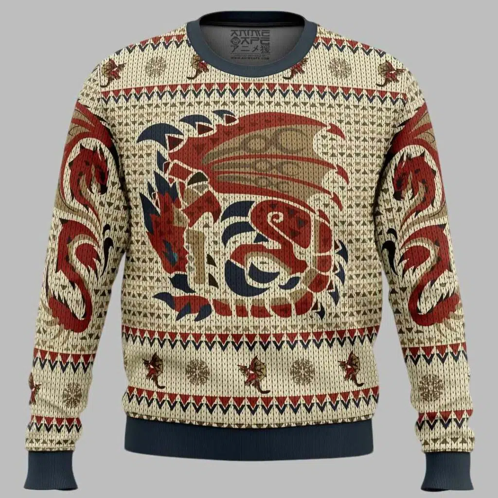 Rathalos Monster Hunter Ugly Christmas Sweater 2