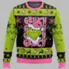 The Grinch In My Pink Christmas Era Ugly Christmas Sweater 1