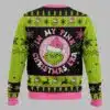 The Grinch In My Pink Christmas Era Ugly Christmas Sweater 2