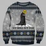 The Lord Of The Rings You Shall Not Pass Ugly Christmas Sweater