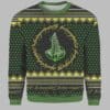 The Lord of The Rings Leaves of Lorien Christmas Sweater 1