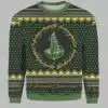 The Lord of The Rings Leaves of Lorien Christmas Sweater 1