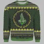 The Lord of The Rings Leaves of Lorien Christmas Sweater