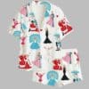 White Christmas Satin Pajama Set 7 White Christmas Satin Pajama Set