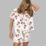 Wine Holiday Pajama Set