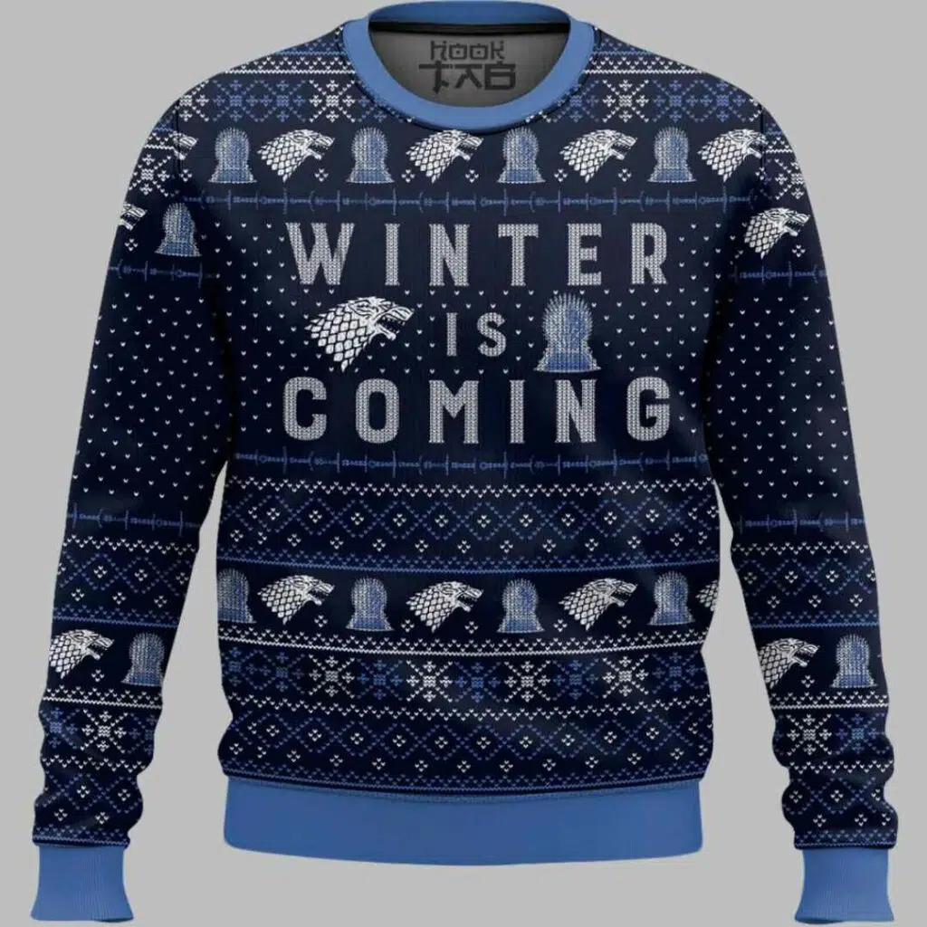 Winter is coming Game of Throne Christmas Ugly Sweater 2