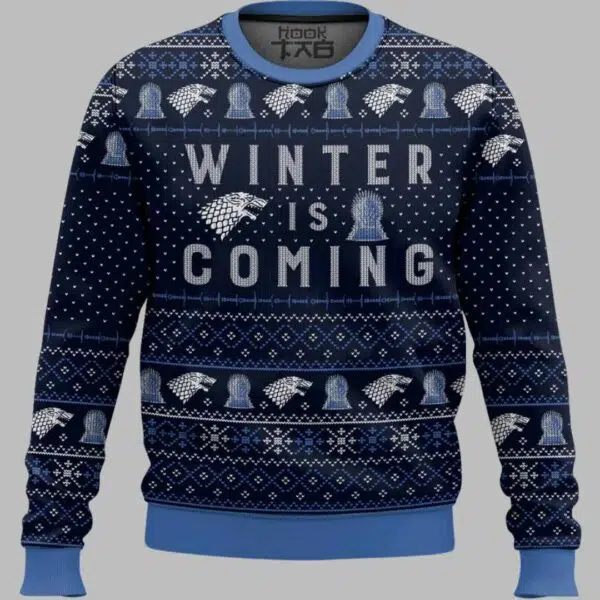 Winter is coming Game of Throne Christmas Ugly Sweater 2