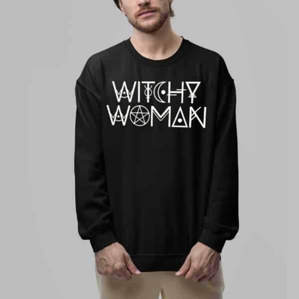 Witch Women Printed Crew Neck Shirt 6