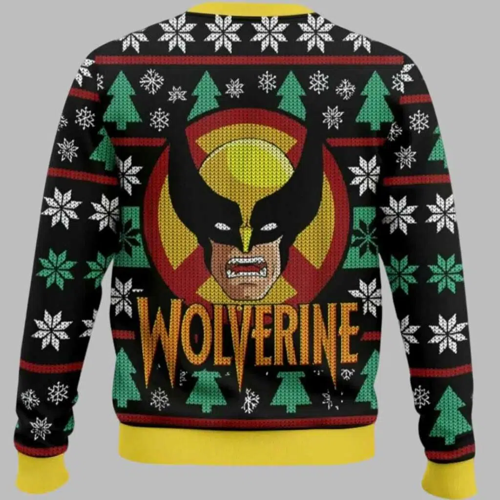 Wolverine Ugly Christmas Sweater 1