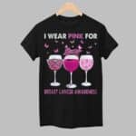 Women's Breast Cancer Awareness I WEAR PINK FOR Printed Casual Shirt