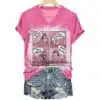 Womens Funny Very Demure Very Cutesy Print T Shirt 1