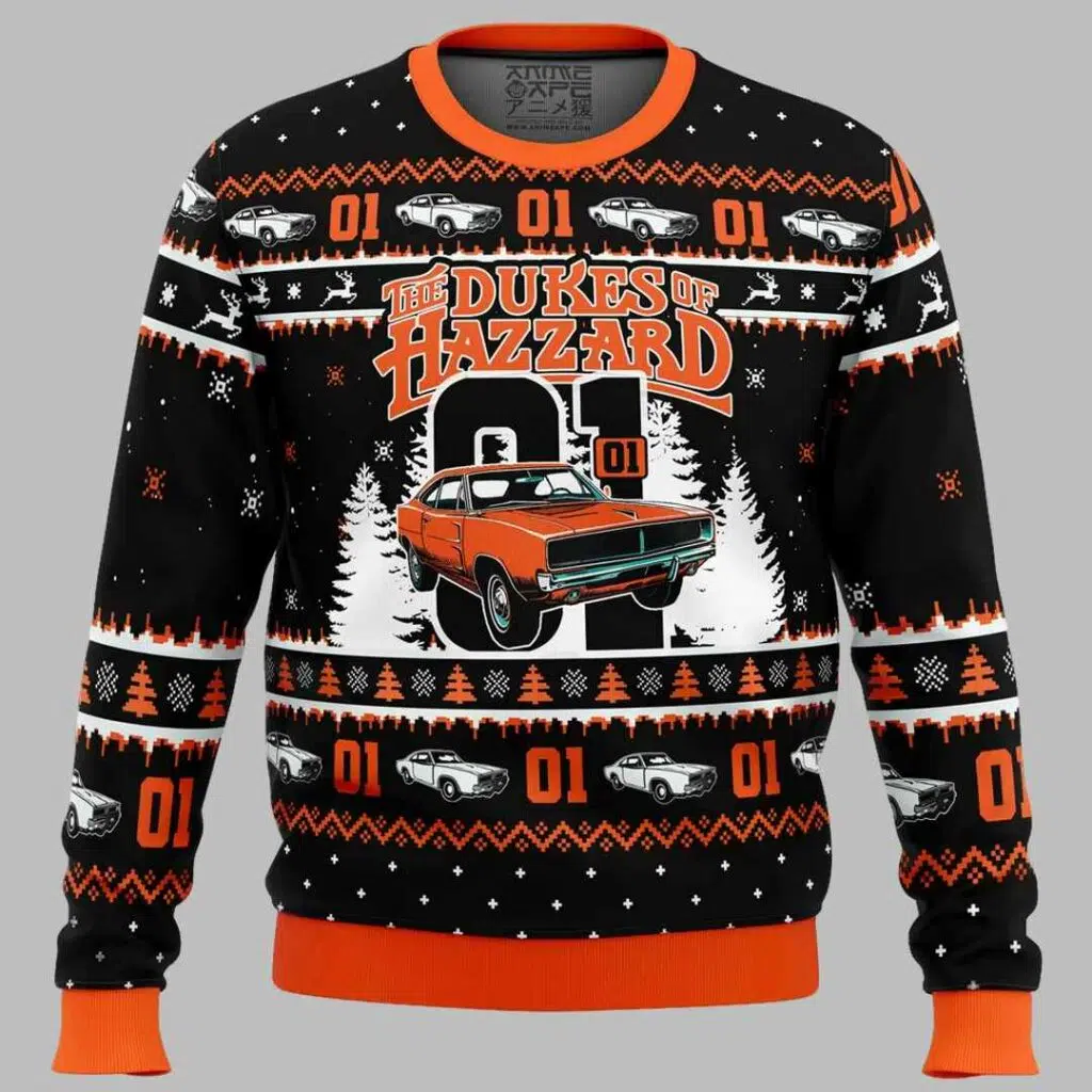 Zero One The Duke of Hazzard Ugly Christmas Sweater 2