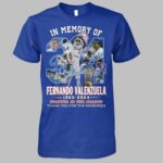 2024 Dodgers Fernando Valenzuela In Memory Of Fernando Valenzuela Forever In Our Hearts Shirt