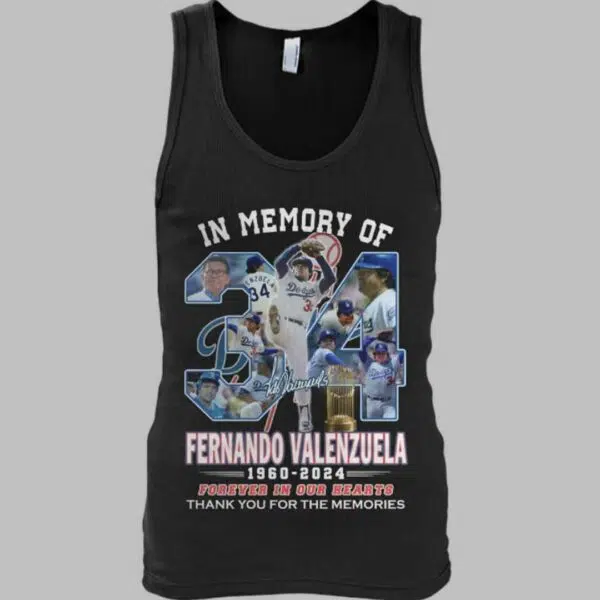 2024 Dodgers Fernando Valenzuela In Memory Of Fernando Valenzuela Forever In Our Hearts Shirt 4