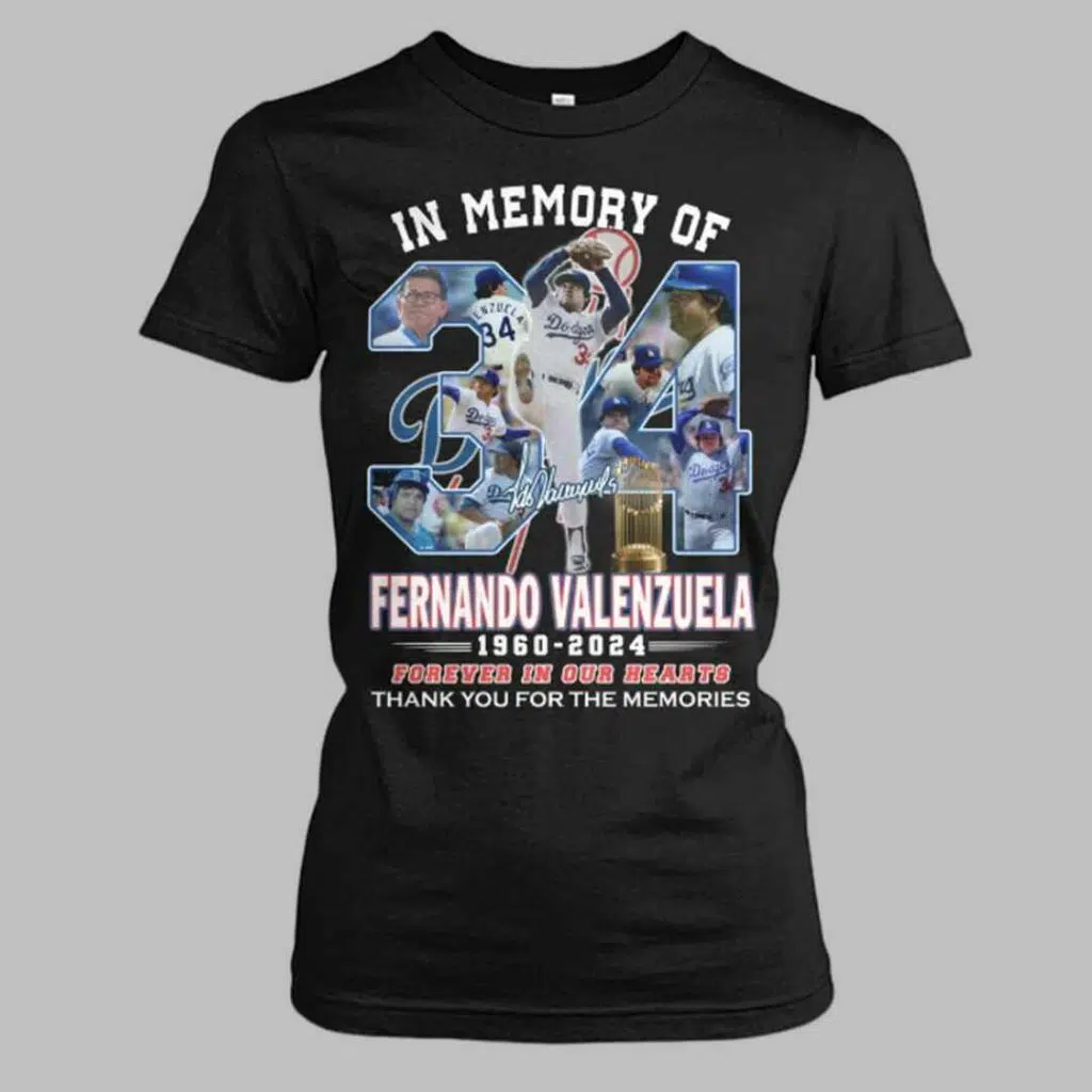 2024 Dodgers Fernando Valenzuela In Memory Of Fernando Valenzuela Forever In Our Hearts Shirt 5