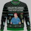 90 Day Fiance Big Ed Halik Me Under the Mistletoe Ugly Christmas Sweater 1