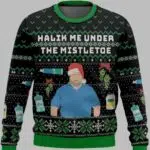90 Day Fiance Big Ed Halik Me Under the Mistletoe Ugly Christmas Sweater
