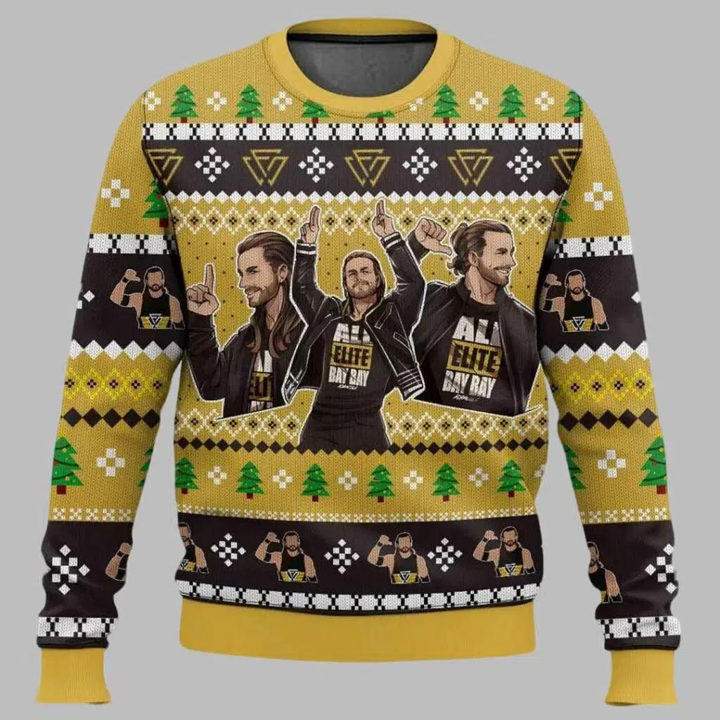 Adam Cole Ugly Christmas Sweater 1