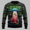 Alien Kidnaps Santa Claus On Christmas Eve Family Ugly Christmas Sweater 1