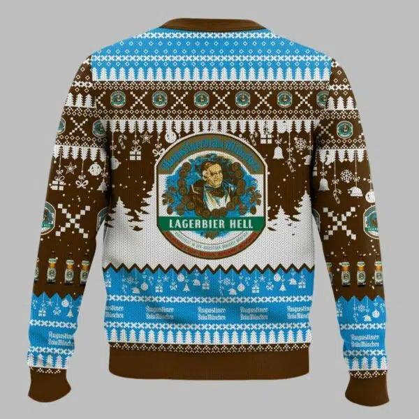 Augustiner Bru German Beer Ugly Christmas Sweater 3