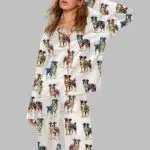 Australian Shepherd With Lights Pajama Set