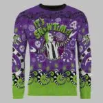 Beetlejuice Ghoul Tidings We Bring Ugly Christmas Sweater