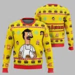 Bob Belcher Bob Burgers Ugly Christmas Sweater