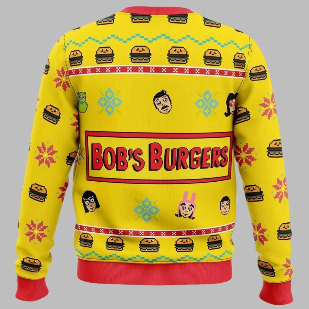 Bob Belcher Bob Burgers Ugly Christmas Sweater 2