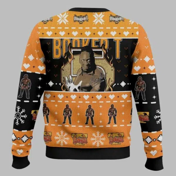 Booker T Ugly Christmas Sweater 3