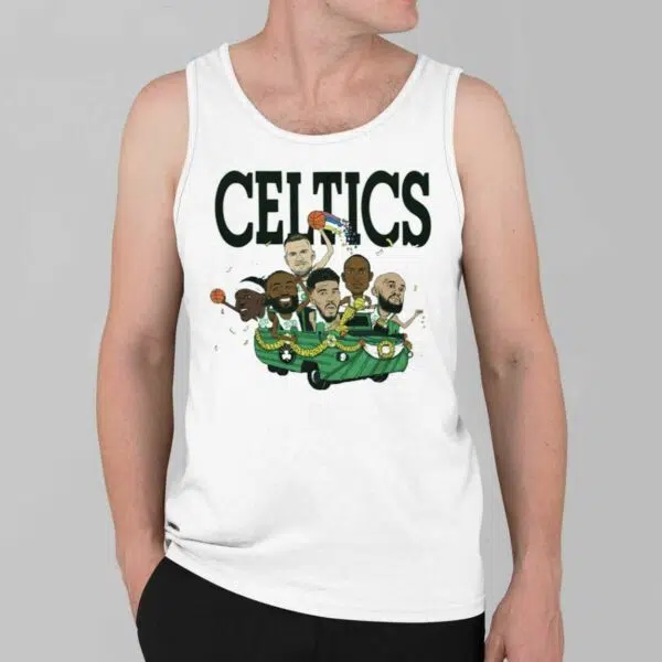 Boston Celtics Six Pack 2024 Caricature Shirt 3