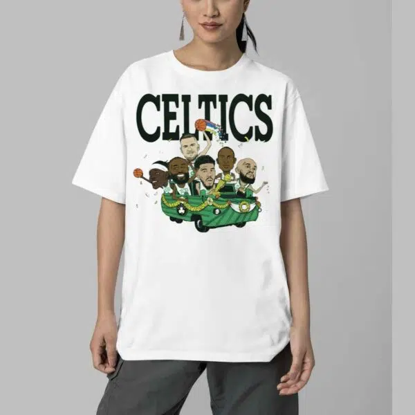 Boston Celtics Six Pack 2024 Caricature Shirt 5