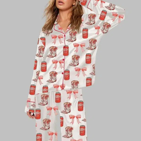 Bows And Dr Pepper Pajama Set 1