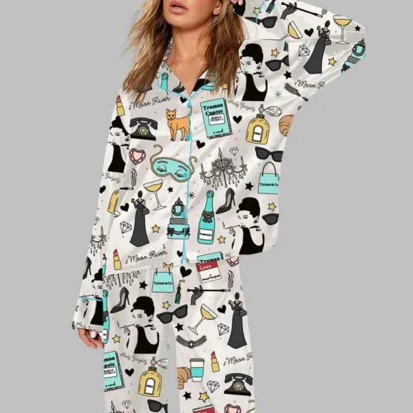 Breakfast At Tiffanys Pajama Set 1