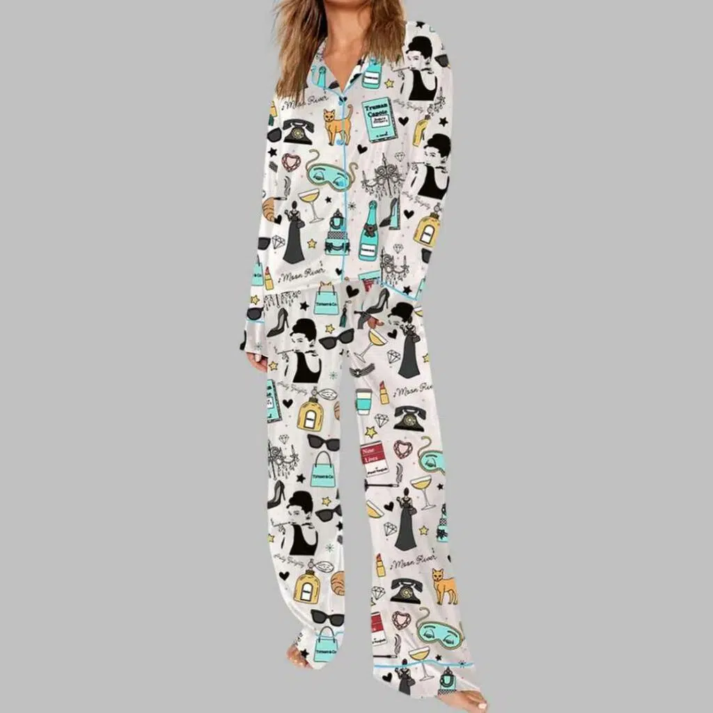 Breakfast At Tiffanys Pajama Set 3