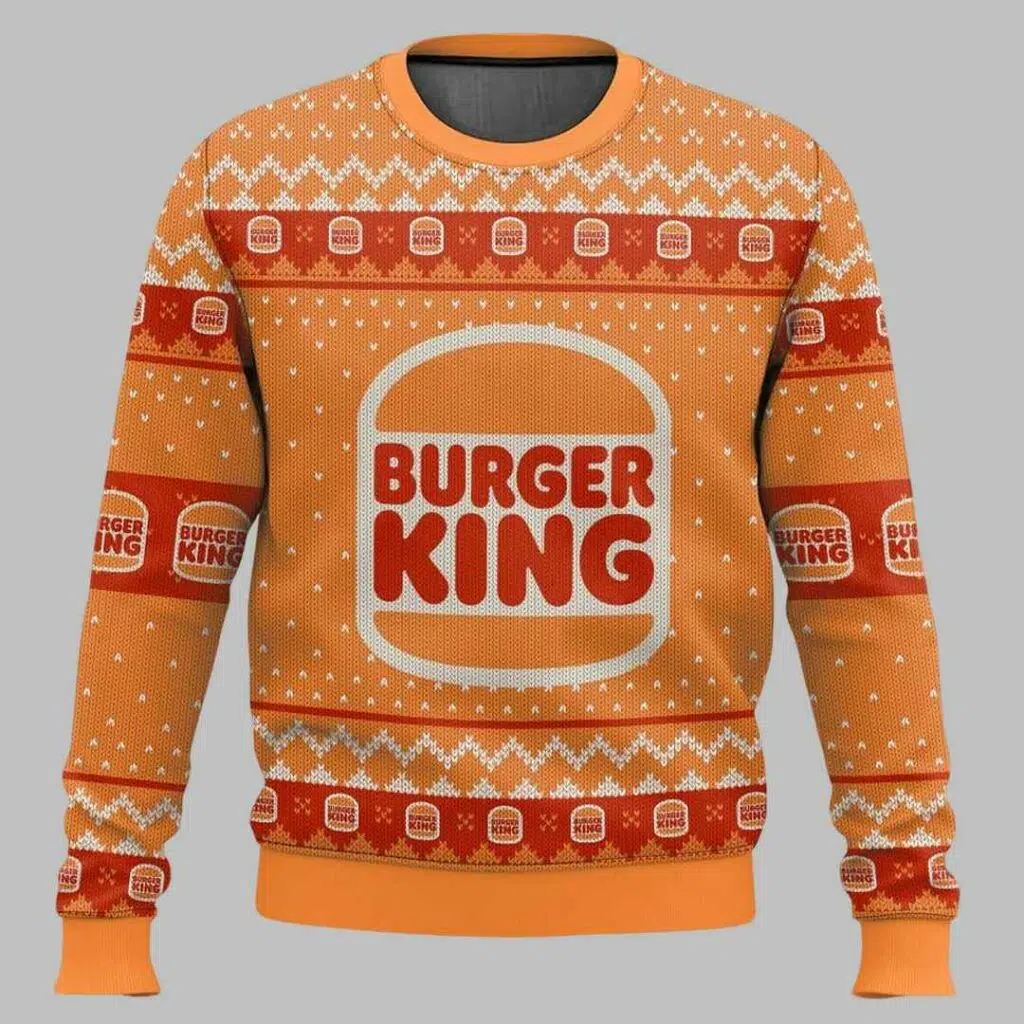 Burger King Ugly Christmas Sweater 1