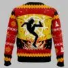 Burn It Down Seth Rollins WWE Ugly Christmas Sweater 3