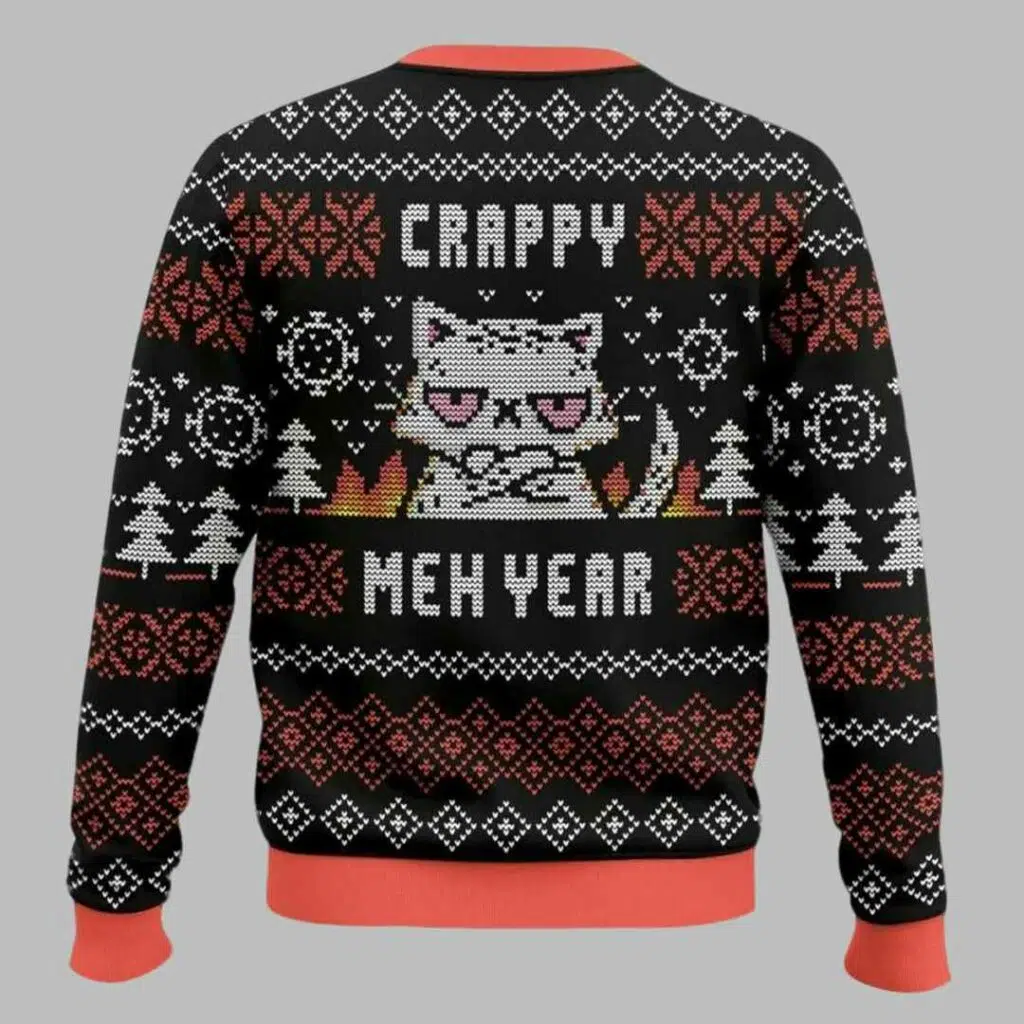 CRAPPY MEH YEAR Ugly Christmas Sweater 2