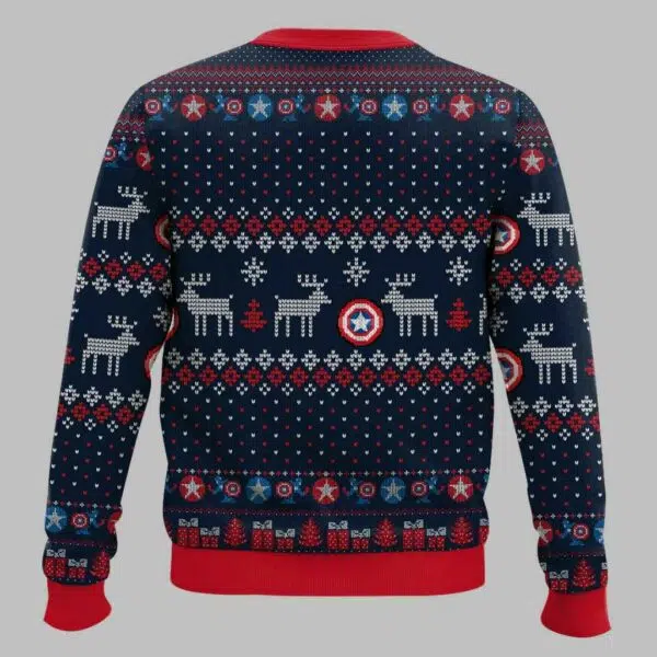 Captain American Ugly Christmas Sweater 3