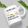 Cat Im Not Lazy Im Just In Energy Saving Mode Mug 2