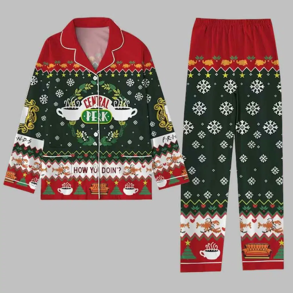 Central Perk Friends Movie Thick Pajamas Set 3