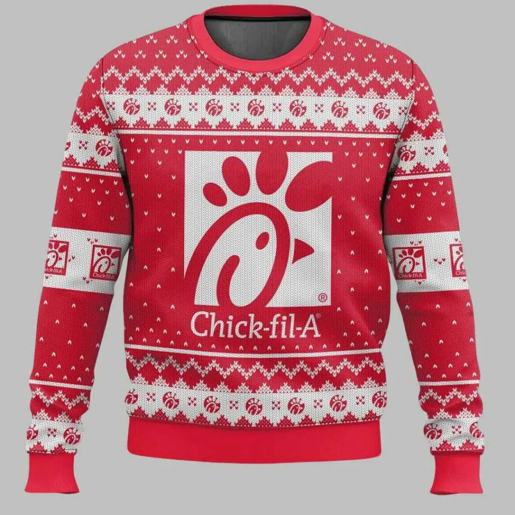 Chick fil A Ugly Christmas Sweater 1