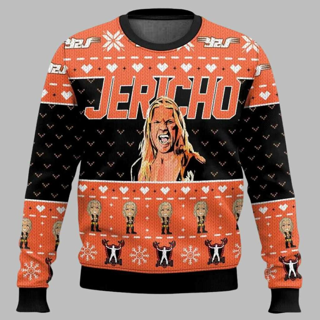 Chris Jericho Ugly Christmas Sweater 1 Chris Jericho Ugly Christmas Sweater 1