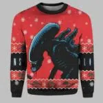 Christmas Alien Xenomorph Ugly Christmas Sweater