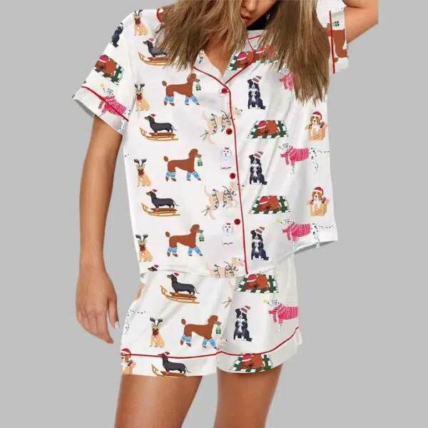 Christmas Dog Pajama Set 1