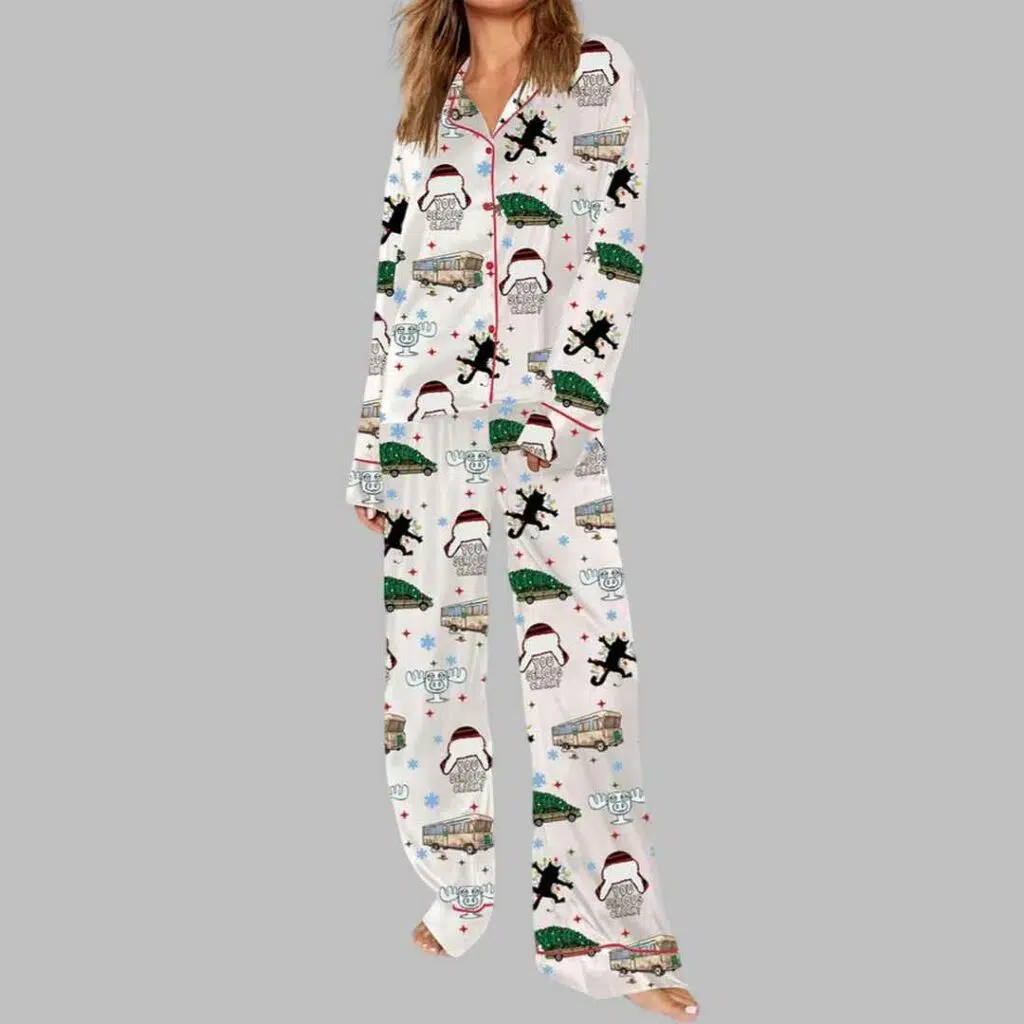 Christmas Holiday Movies Pajama Set 3