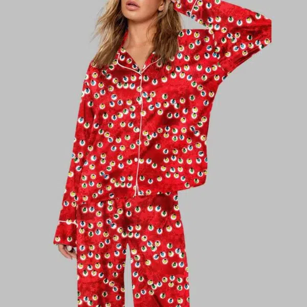 Christmas Lights Pajama Set 1